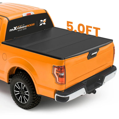 5ft Hard Tri-Fold Tonneau Cover for GMC Canyon (2015–2026) W/LED Lamp