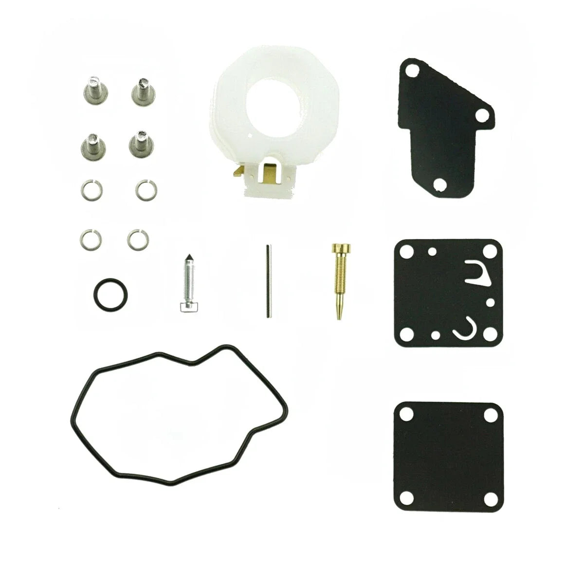 Carburetor Repair Kit for Yamaha 2 Stroke 4HP 5HP Outboard Motor (6E3-W0093-00)