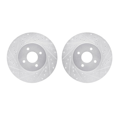 2X Brake Discs Front for Ford Focus (2002–2004) WGPN1-54136