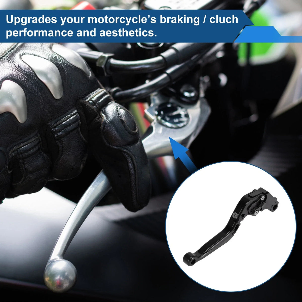 Adjustable Brake Clutch Lever for Honda Rebel 300 (2017–2022) Solid Black