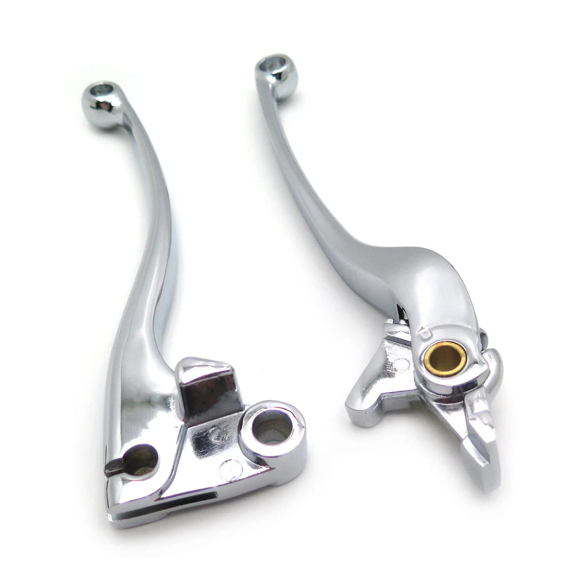 Chrome Brake and Clutch Hand Lever Replacement Set for Kawasaki ZX9R (2000–2003)