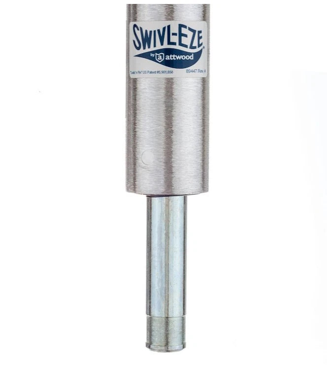 Attwood Lock N Pin 0.75" Threaded Pin Boat Seat Post 16" H (2164-T, 2164T)