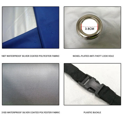 Waterproof Motorcycle Cover for Vespa LXV (2006–2017) - Black