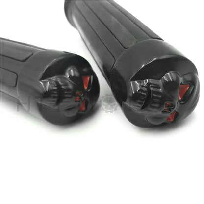 Skull Hand Grips for Harley XL 883 Hugger Sportster (1" Handlebar)