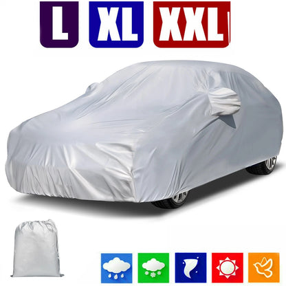 Car Cover Waterproof Dust UV Protector for Sedan (NEV A52-15-3)