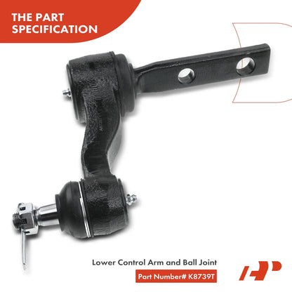 2X Front Side Idler & Pitman Arm for Ford F-150 F-250 (1997–2004)