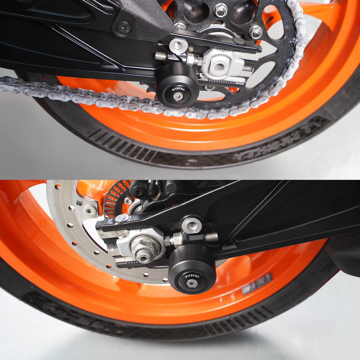 Rear Crash Bung Swing Crash Pad for KTM 390 Duke (2024) 390 RC (2022–2023)