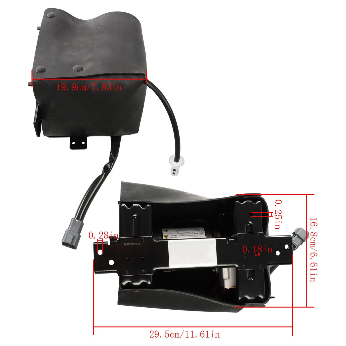 Rear Air Suspension Compressor Pump for Nissan Armada Infiniti QX56 (2004–2015) BCK104731K