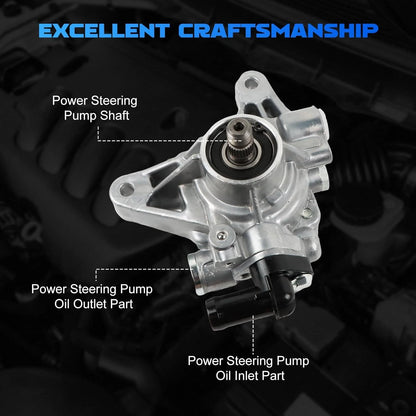 Power Steering Pump for Honda Accord (2003–2005) 21-5341, 56100-RAA-A01