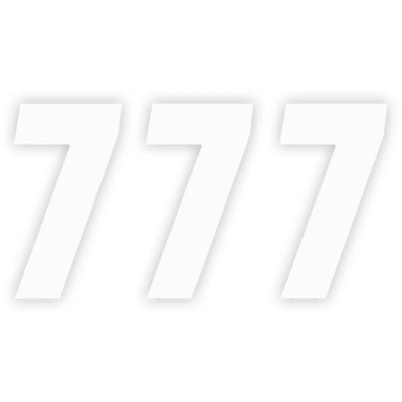 Number Stickers for Factory Effex (White) - 08-90057