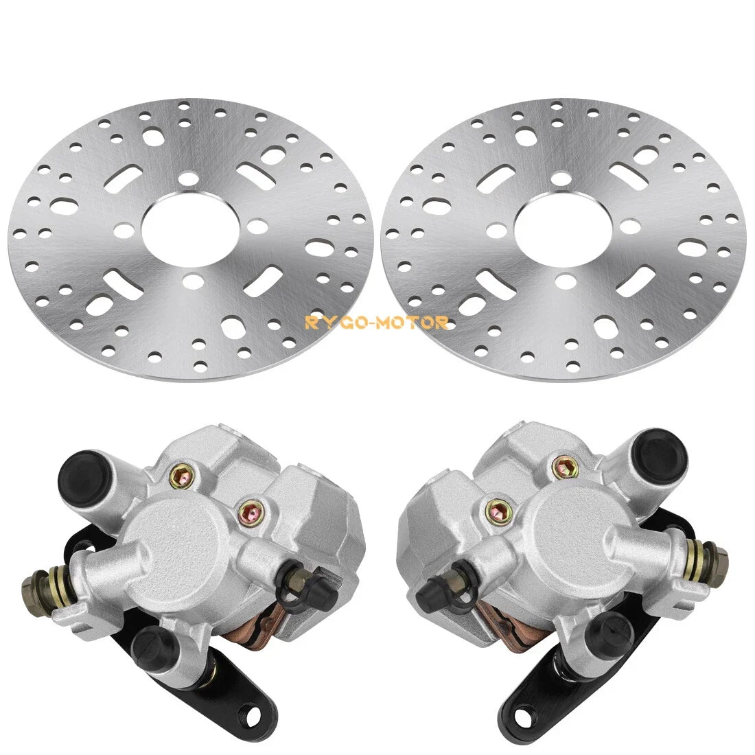 Front Brake Calipers & Disc Rotors for Yamaha Wolverine 350 (1995–2005)