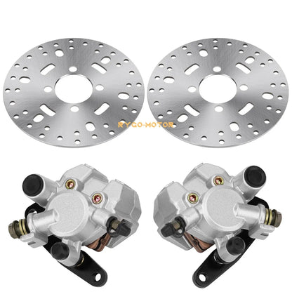 Front Brake Calipers & Disc Rotors for Yamaha Wolverine 350 (1995–2005)