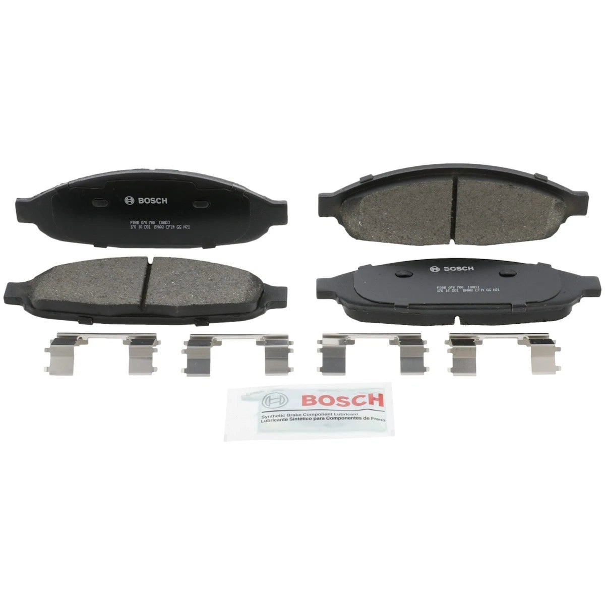 2X BC997 Brake Pad Set Front for Chrysler Pacifica (2004–2008)