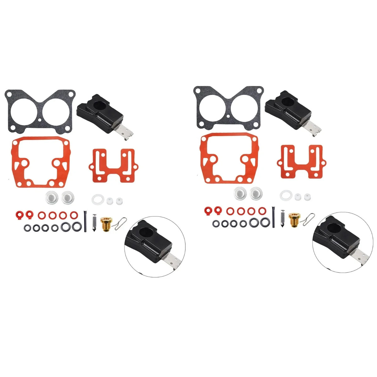 Set of 2 Carb Repair Kits for Johnson Evinrude (439076)