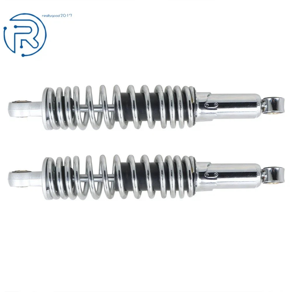 Pair of 320mm Chrome Rear Shocks for Sportster XL883 1200 72 48 (1979–2012)