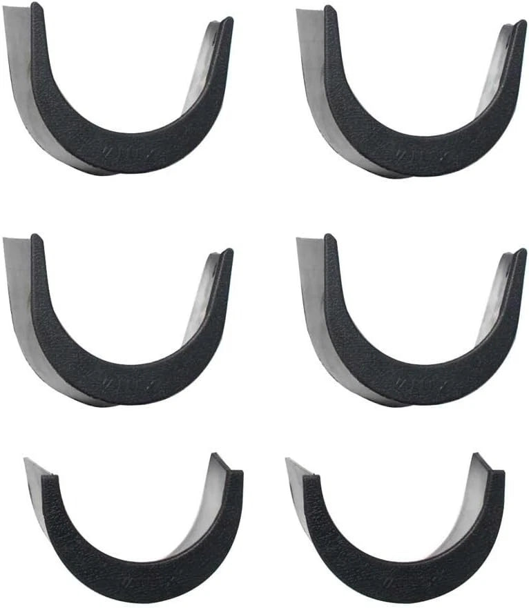 Set of 6 Punched Pool Table Pocket Liners for Easy Installation
