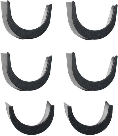 Set of 6 Punched Pool Table Pocket Liners for Easy Installation