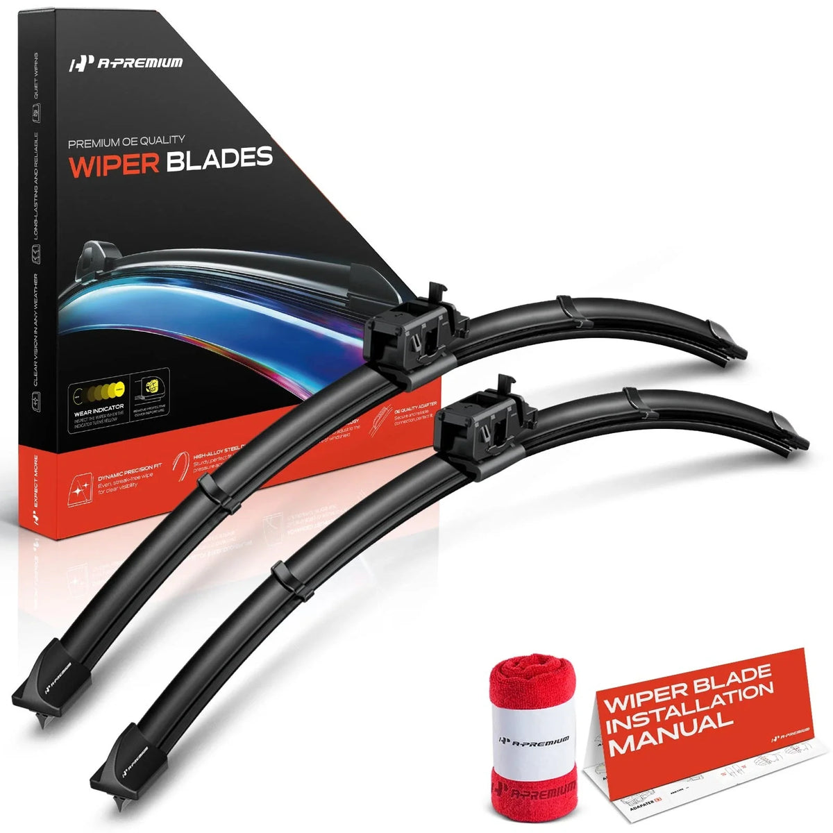 Set of 2 Windshield Wiper Blades for Mercedes GLA250 (2017–2021)