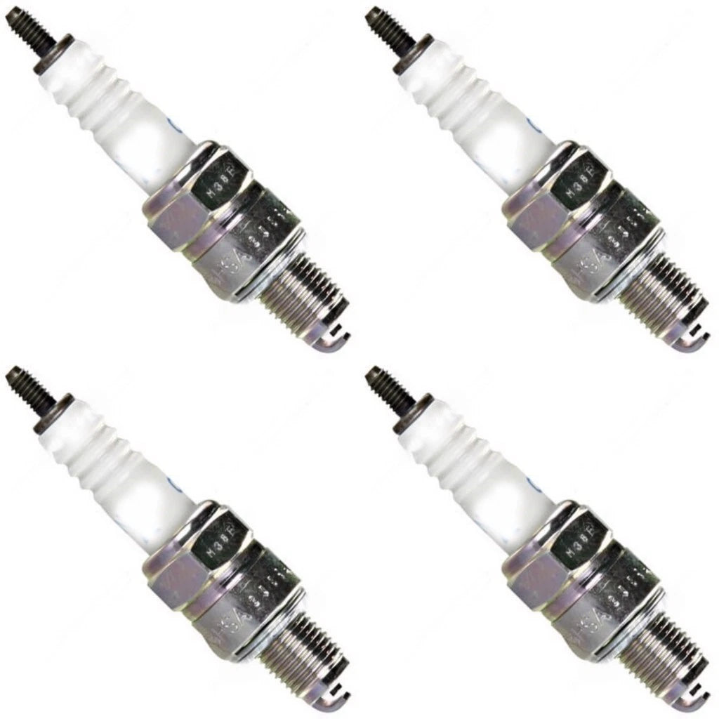 Set of 4 NGK CR7HSA Nickel Spark Plugs for Yamaha TTR125/TTR125L (2000–2009)