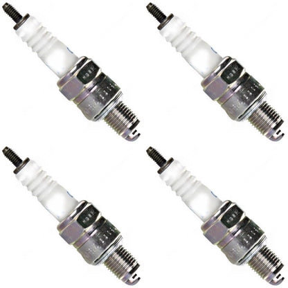 Set of 4 NGK CR7HSA Nickel Spark Plugs for Yamaha TTR125/TTR125L (2000–2009)