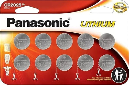 10 x CR2025 Lithium Battery for Watch