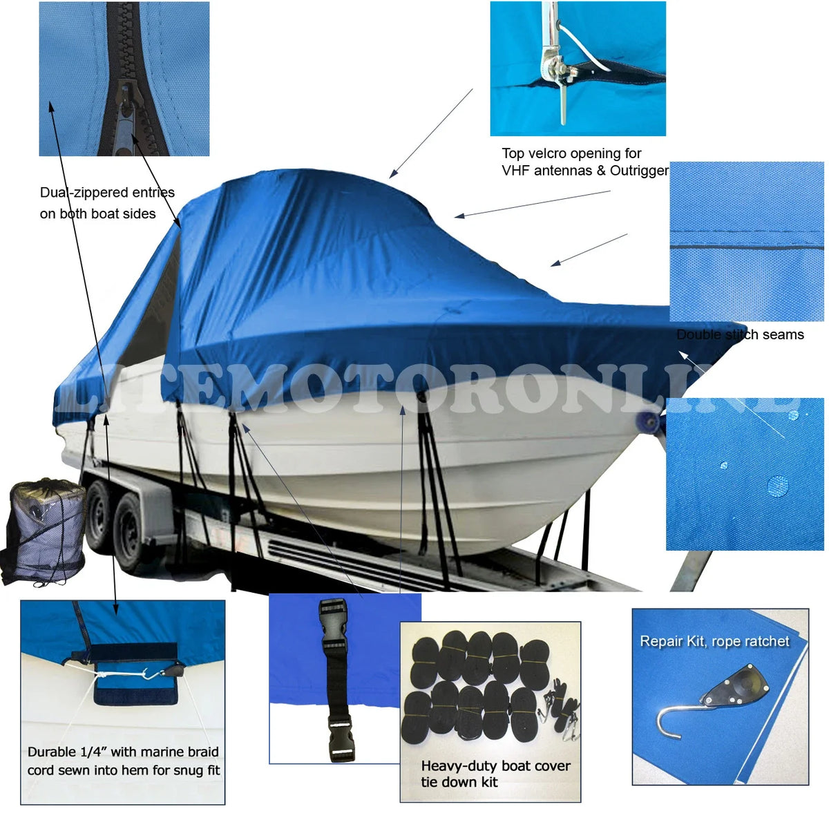 Storage Cover for Boston Whaler 295 Conquest (2005–2023)