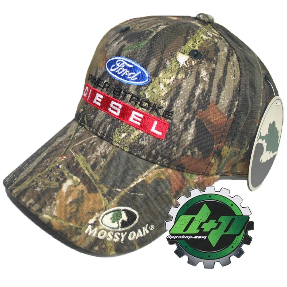 Mossy Oak Trucker Hat for Ford Powerstroke (Real Diesel)