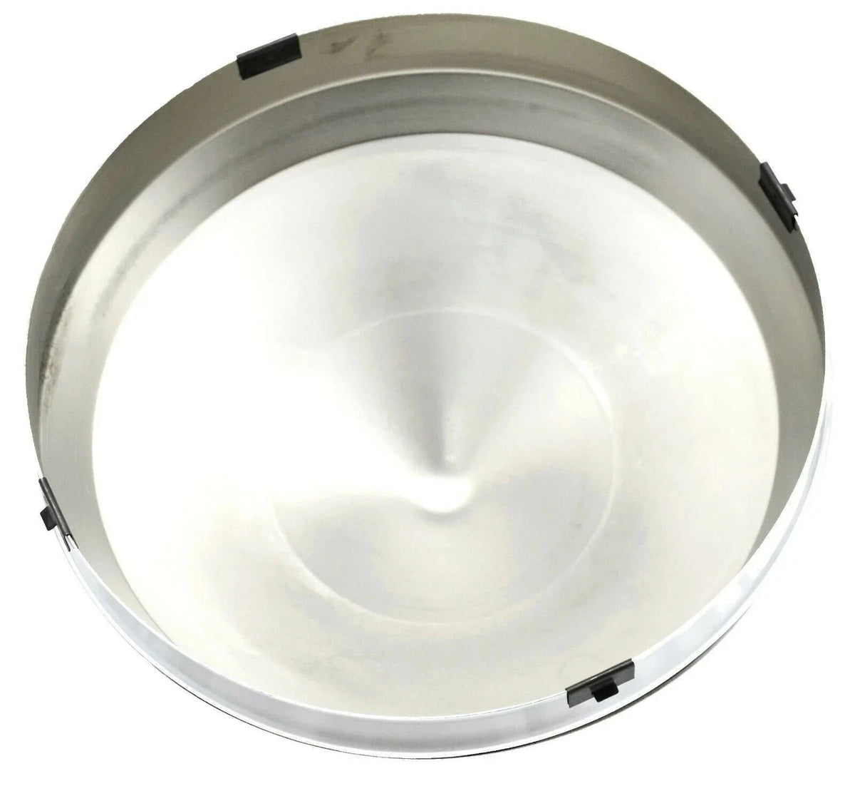Pair of Chrome Front Hub Caps for No Notched Hubs GG#10740