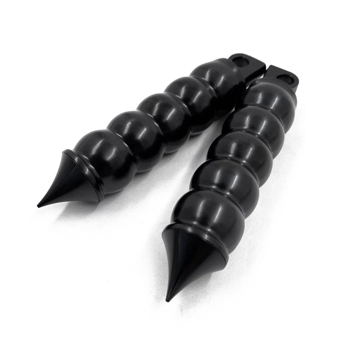 Black Bubble FootPeg Set for Harley Road King Sportster 883 1200