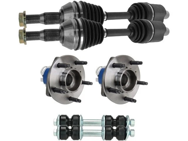 Set of 2 Axle Wheel Hub Sway Bar Link Kit for Cadillac DeVille (2000–2005) 12993RGYW