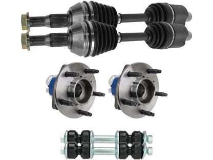 Set of 2 Axle Wheel Hub Sway Bar Link Kit for Cadillac DeVille (2000–2005) 12993RGYW