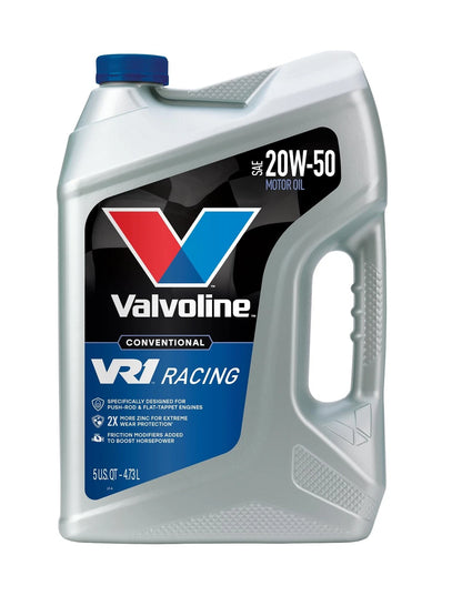 20W-50 Racing Motor Oil for High Performance Vehicles (5 QT)