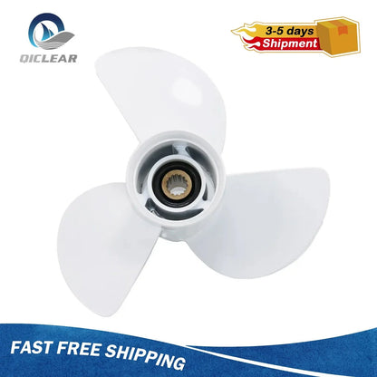 13.25 x 17 Aluminum Boat Prop for Yamaha 50-130 HP (15 Spline, 6E5-45945-01-EL)