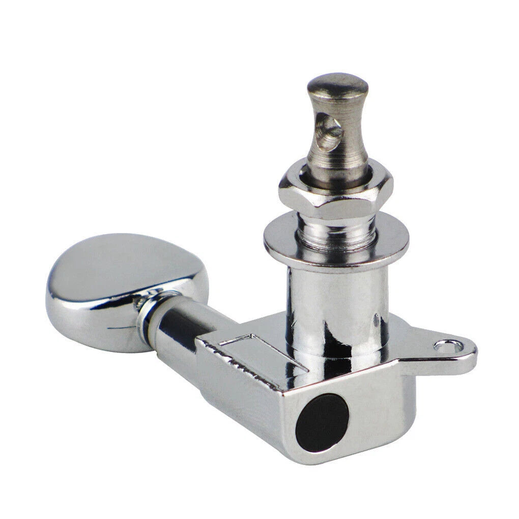 Set of 12 Guitar Tuning Pegs Machine Head Tuners Chrome Button