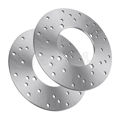 2x Rear Brake Disc Rotors for Polaris RZR 570 800 ACE 325 500 900 Brutus HD