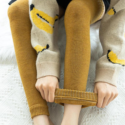 2X Women's Soft Knit Thigh High Boot Socks Extra Long Winter Leg Warmers