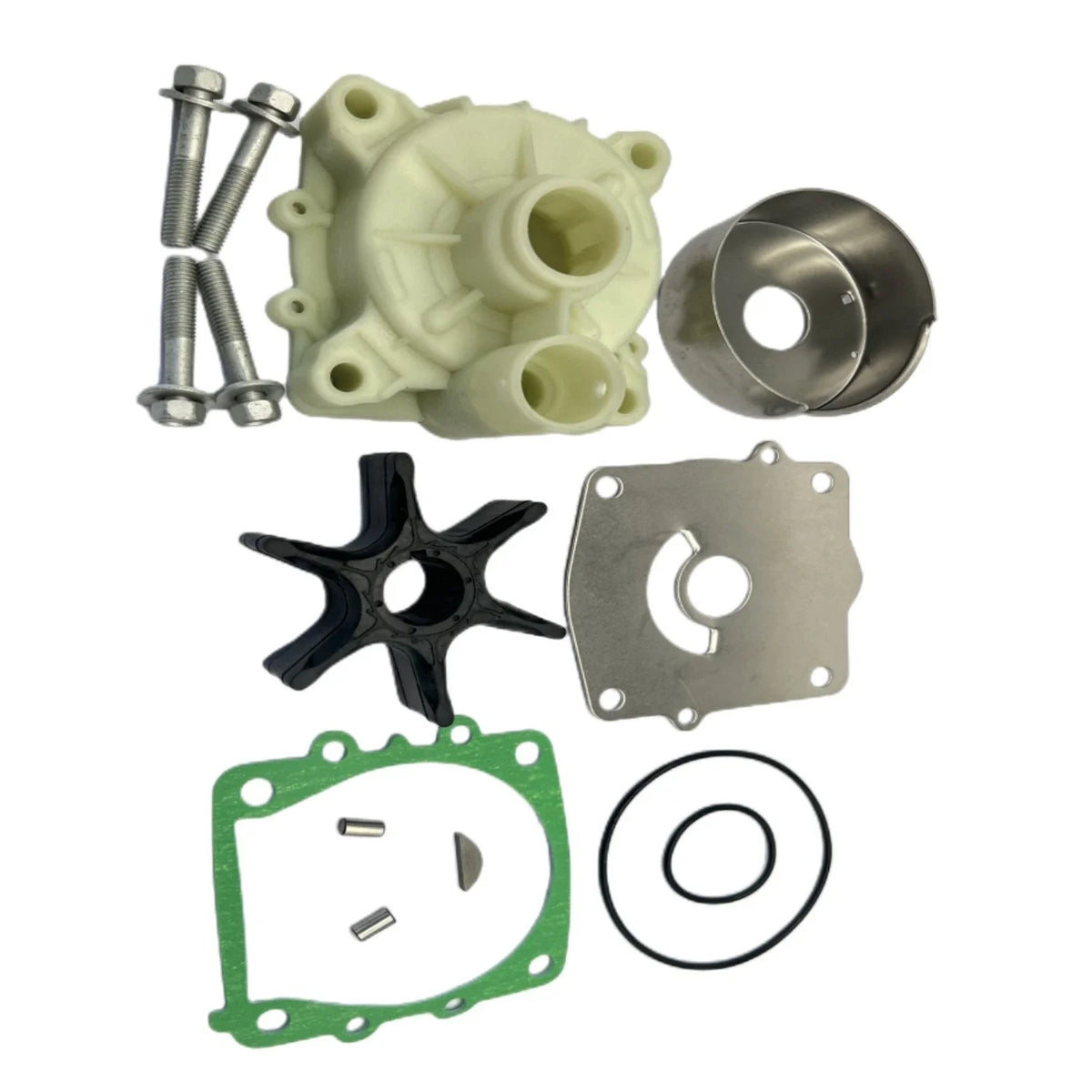 Water Pump Impeller Kit 6G5-W0078-01 for Yamaha 2-Stroke 150-225 HP (1996–2006)