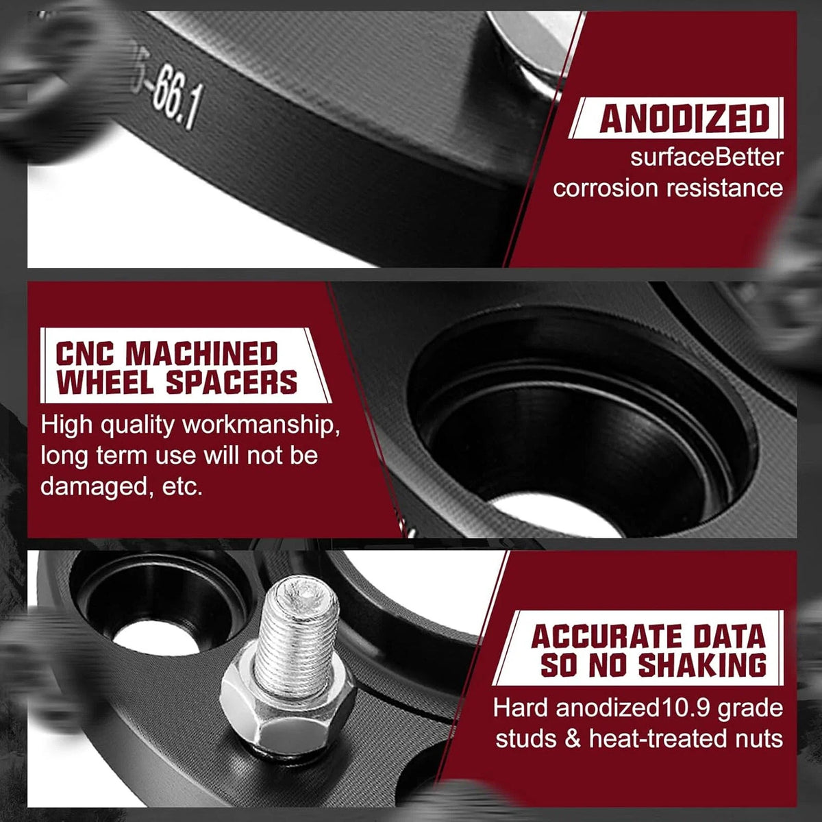 Hubcentric Wheel Spacers for Nissan Murano Infiniti Q40 Altima (2011–2023)