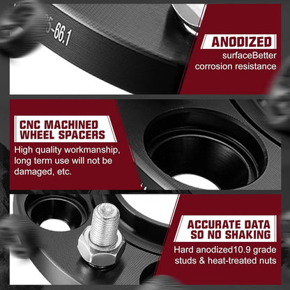 Hubcentric Wheel Spacers for Nissan Murano Infiniti Q40 Altima (2011–2023)