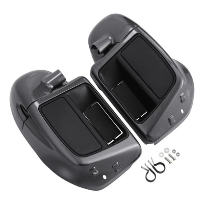 Lower Vented Fairings for Harley Street Glide (2014–2023) Gauntlet Gray Metallic