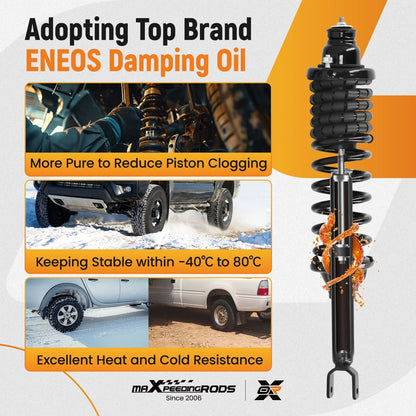 Rear Shock Struts w/ Coil Spring Assembly for Honda Accord (1994–1997) 1006