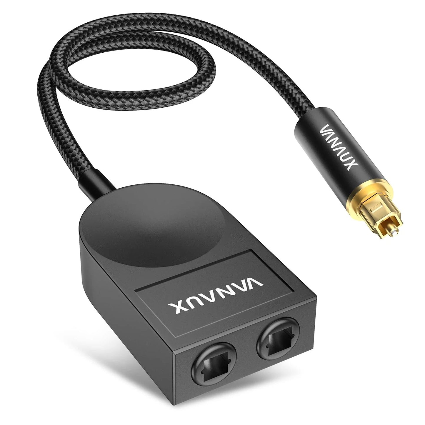 Optical Audio Splitter 1 in 2 Out for SPDIF Toslink (1.5 ft)