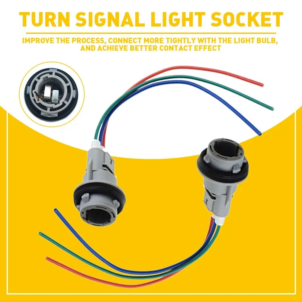 Turn Signal Blinker Light Socket Connector Harness for Honda Acura (33302-SR3-A01)