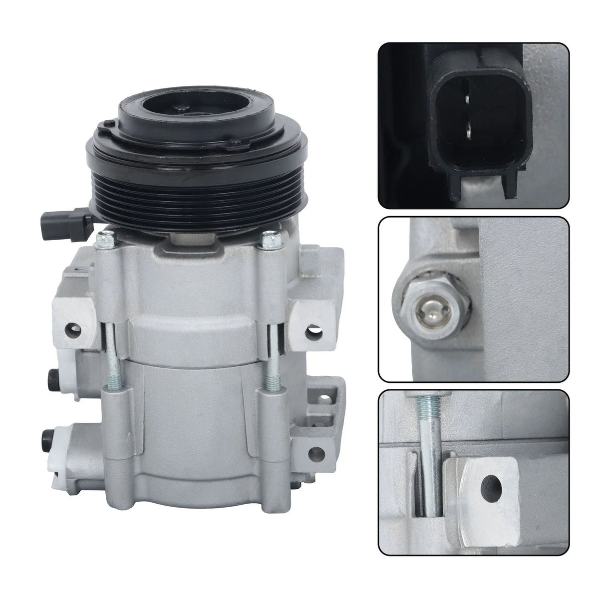 A/C Compressor for Ford E-150 E-250 E-350 E-450 Super Duty (2007–2019)