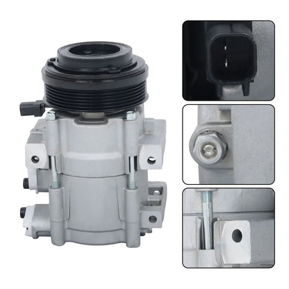 A/C Compressor for Ford E-150 E-250 E-350 E-450 Super Duty (2007–2019)