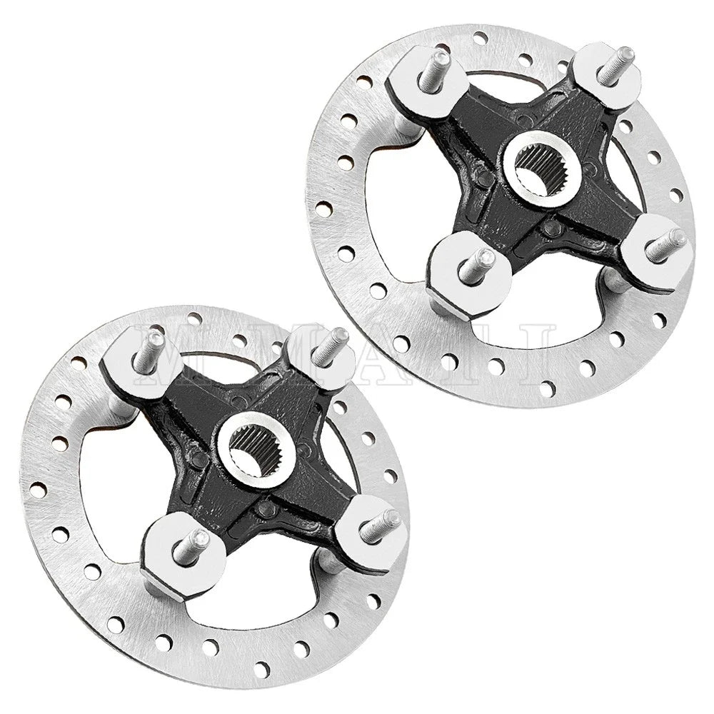 2 Front/Rear Wheel Hubs & Brake Rotor for Can Am Outlander Renegade 1000 (2012–2021)
