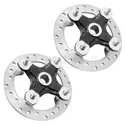2 Front/Rear Wheel Hubs & Brake Rotor for Can Am Outlander Renegade 1000 (2012–2021)