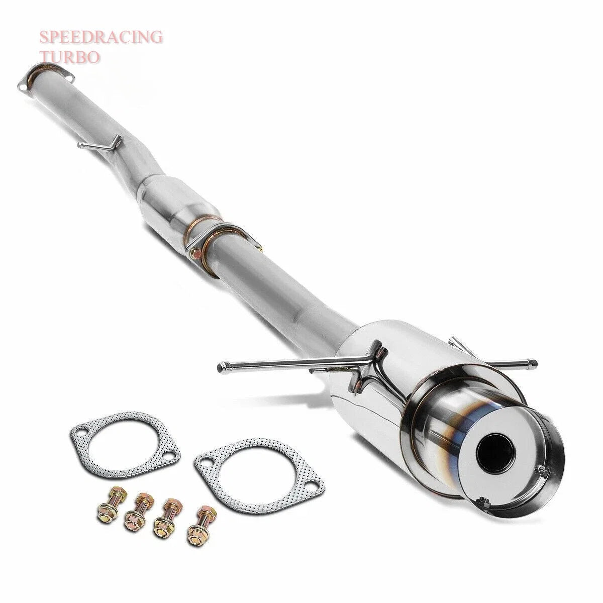 4.5" Muffler Burnt Tip Catback Exhaust for Subaru Impreza WRX/WRX STI (2002–2007)