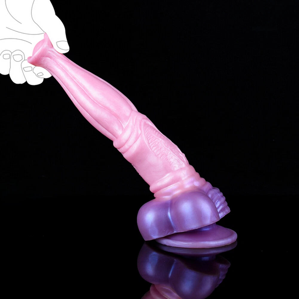 Fantasy Huge Knot Dildo for Adult Use (Silicone, Suction Cup)