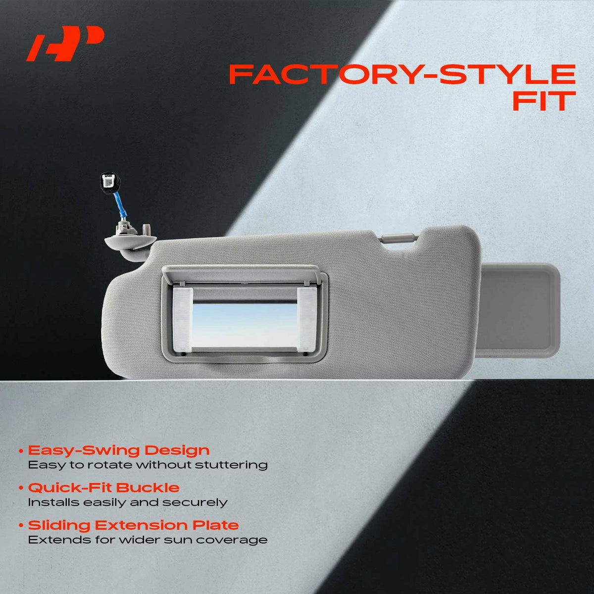 Sun Visor with Mirror & Lights for INFINITI QX60 (2013–2020) 964019PB0A